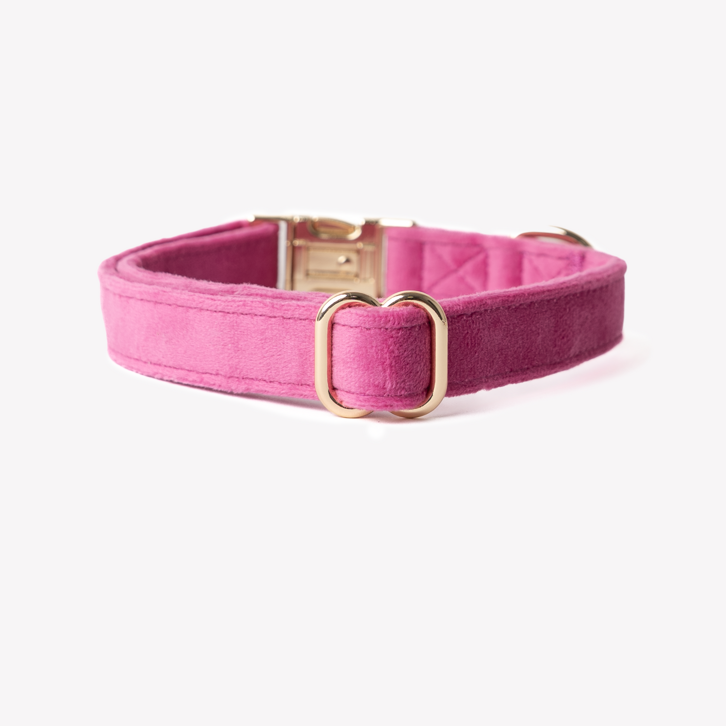 Collier en velours Magenta