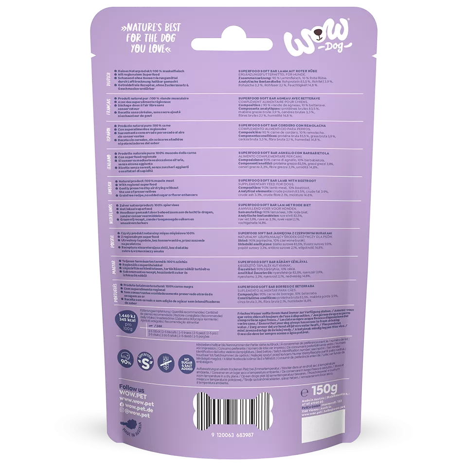 Lamelles agneau et betterave