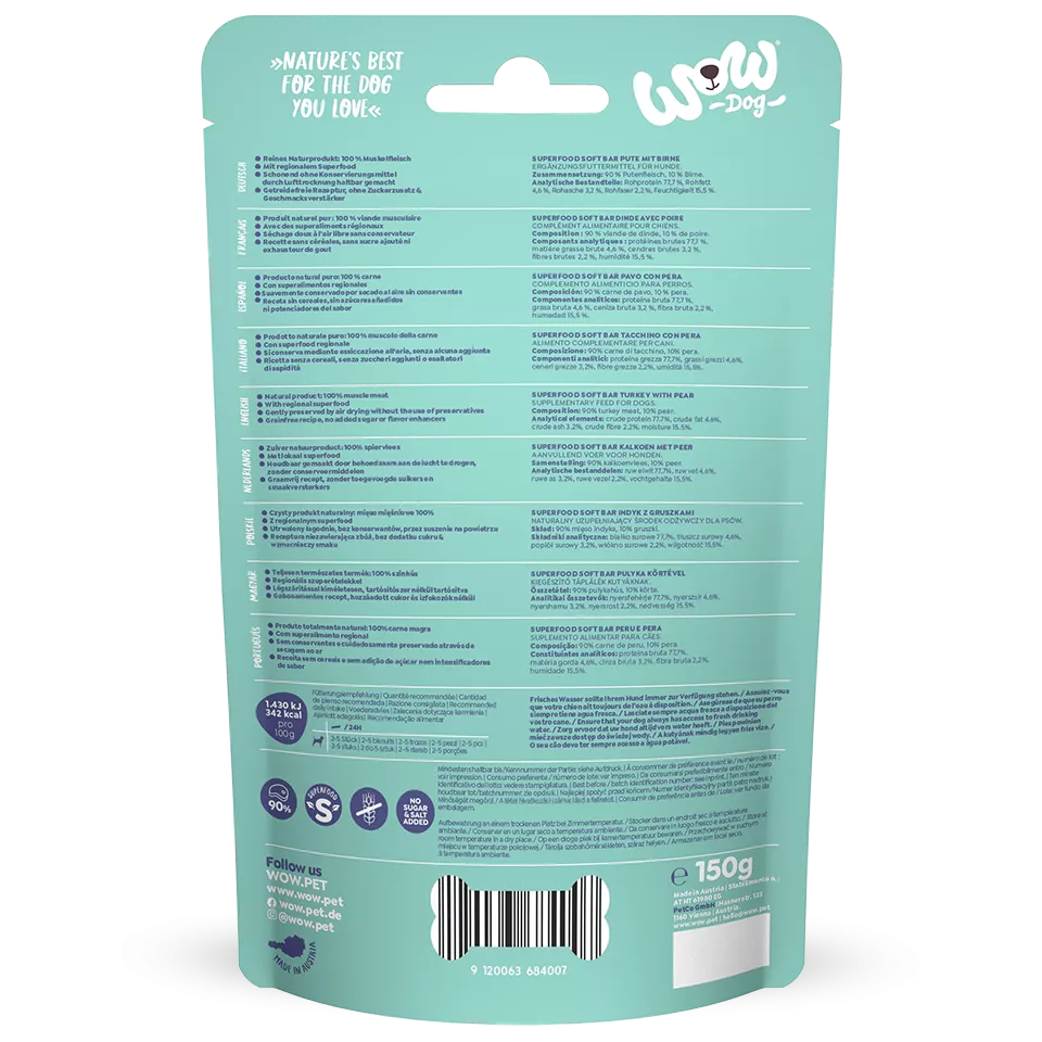 Lamelles dinde et poire