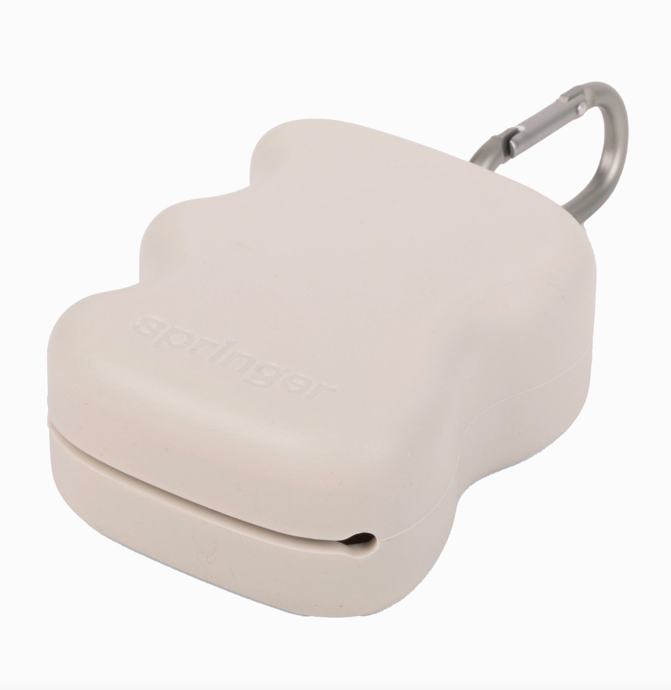 Pochette à friandises beige en silicone