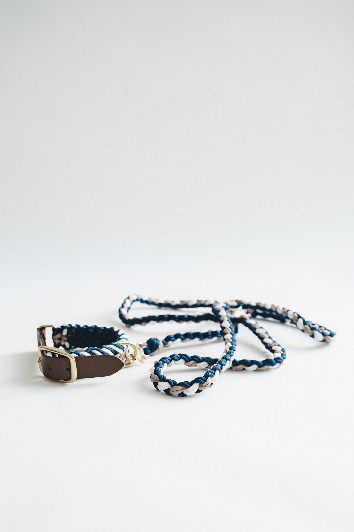 Winston braided dog collar