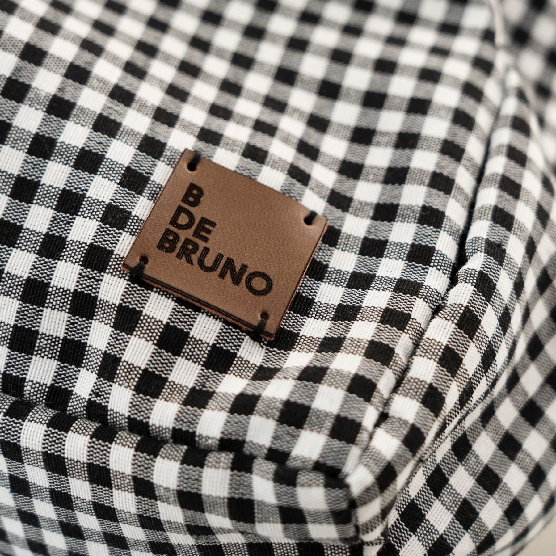 Housse pour lit coussin Vichy noir – Nugget Concept Store Bordeaux