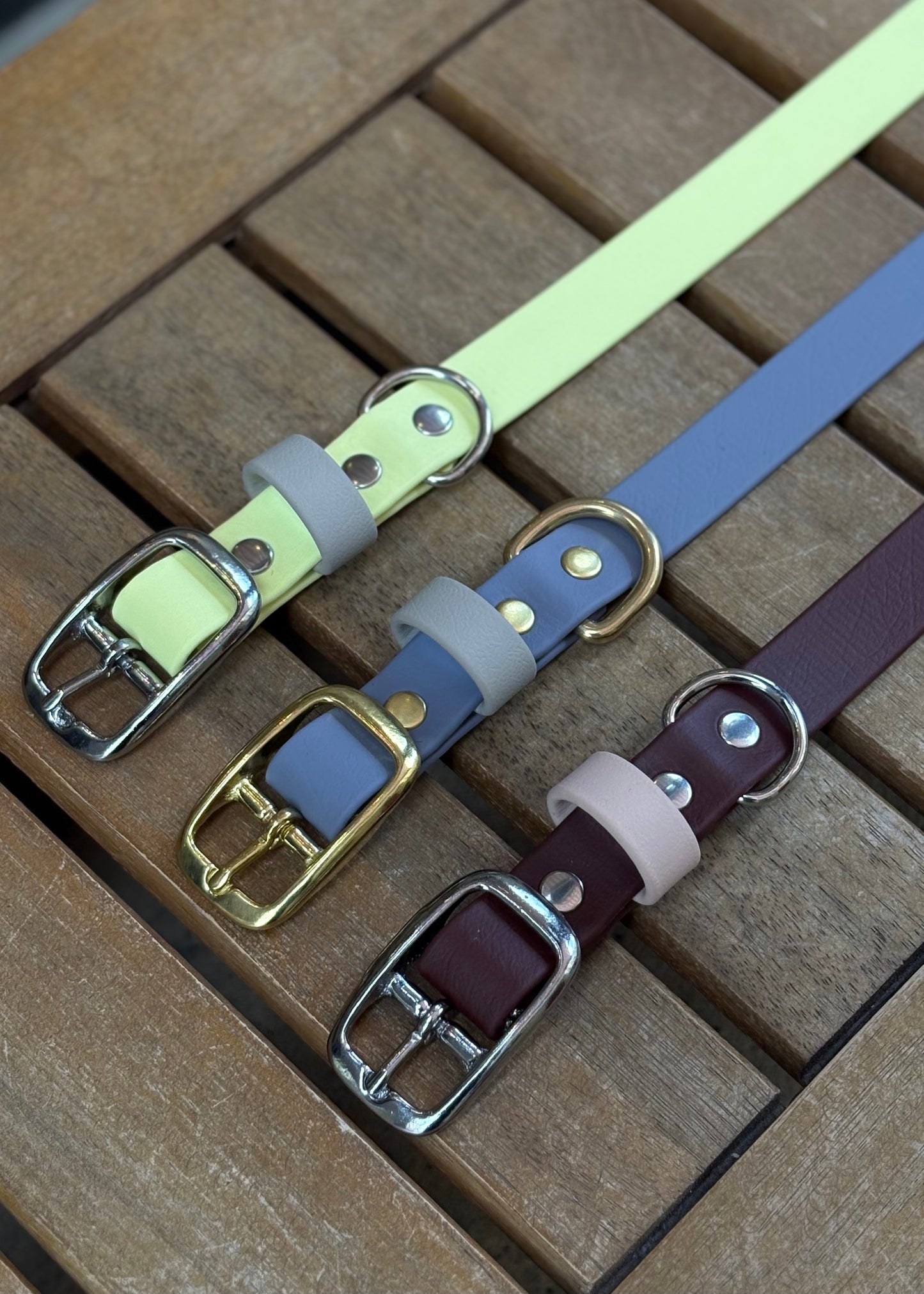 Collier en biothane - Grey