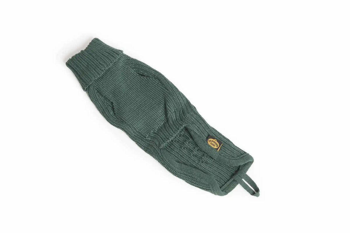 Pull en laine mérinos Vert