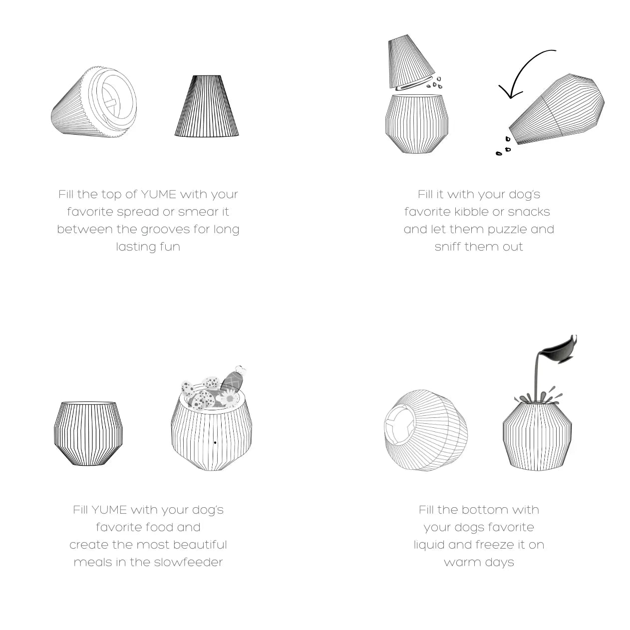 Green enrichment toy