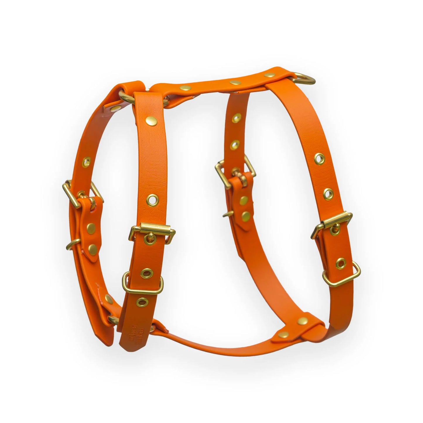 Harnais biothane Orange