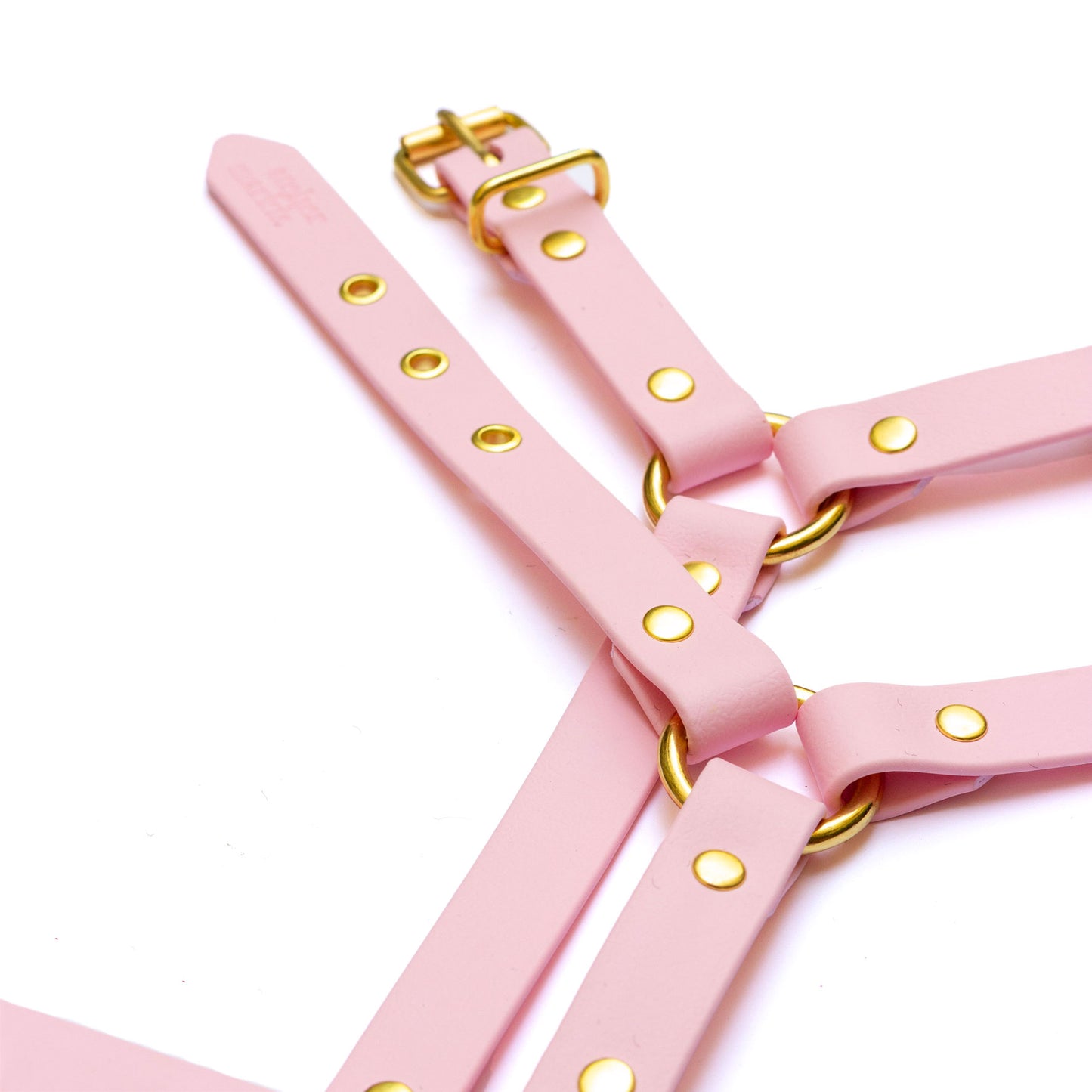 Harnais biothane Rose