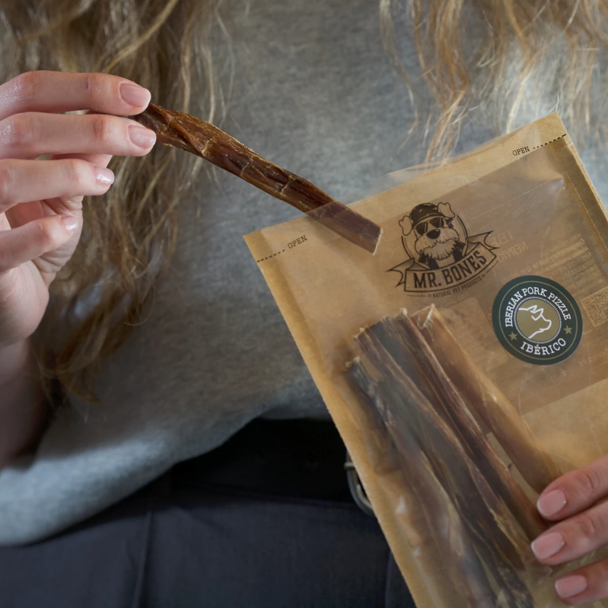 Snack naturel pour chiens - Nerf de porc