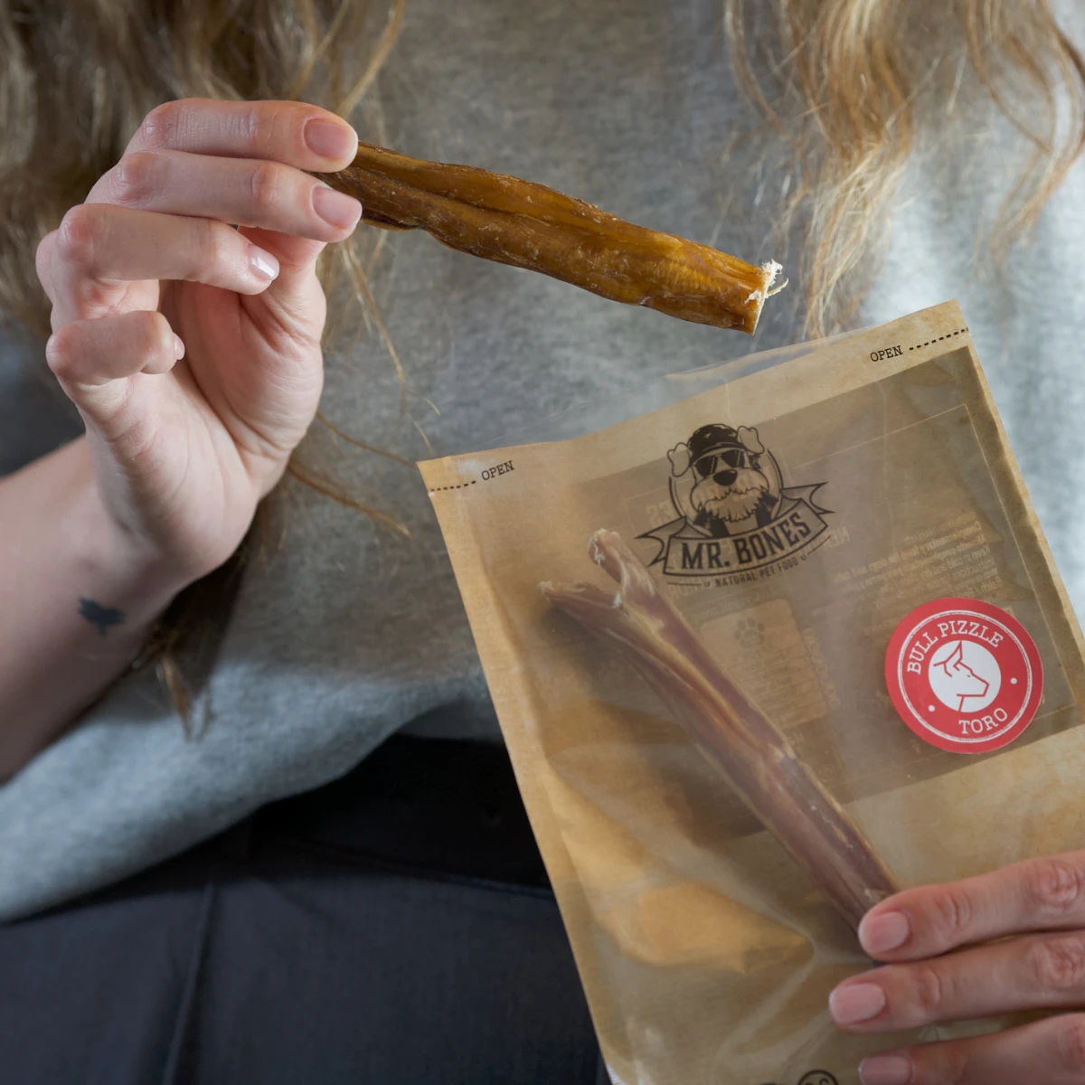 Snack naturel pour chiens - Nerf de taureau