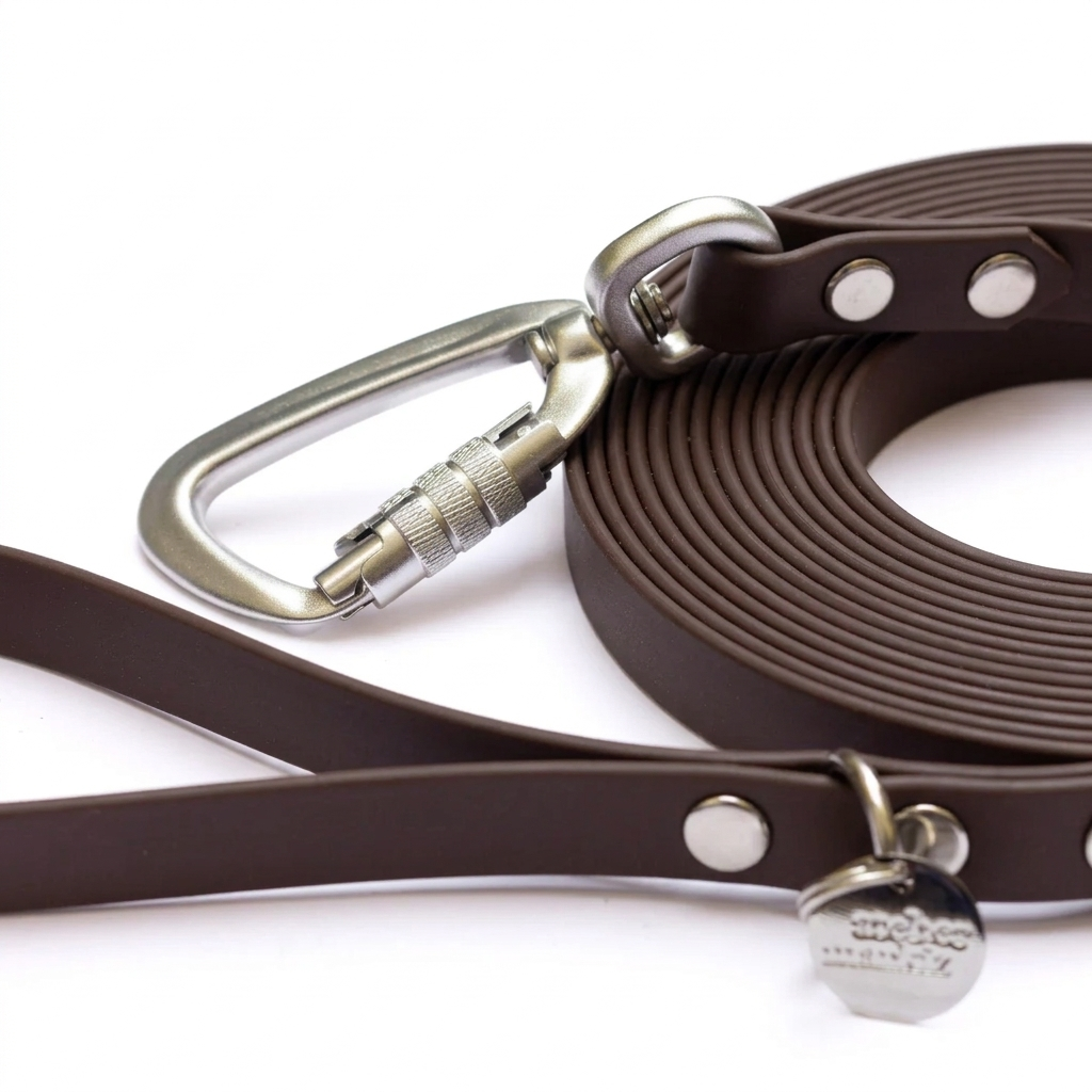 Chocolate biothane lunge line