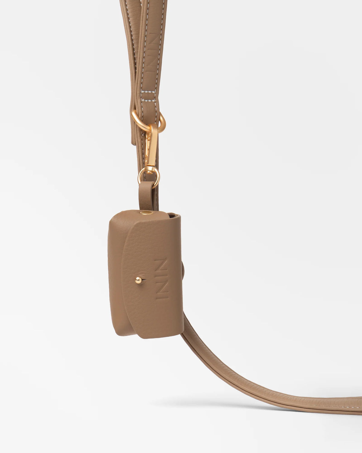 Porte-sacs à déjections - beige