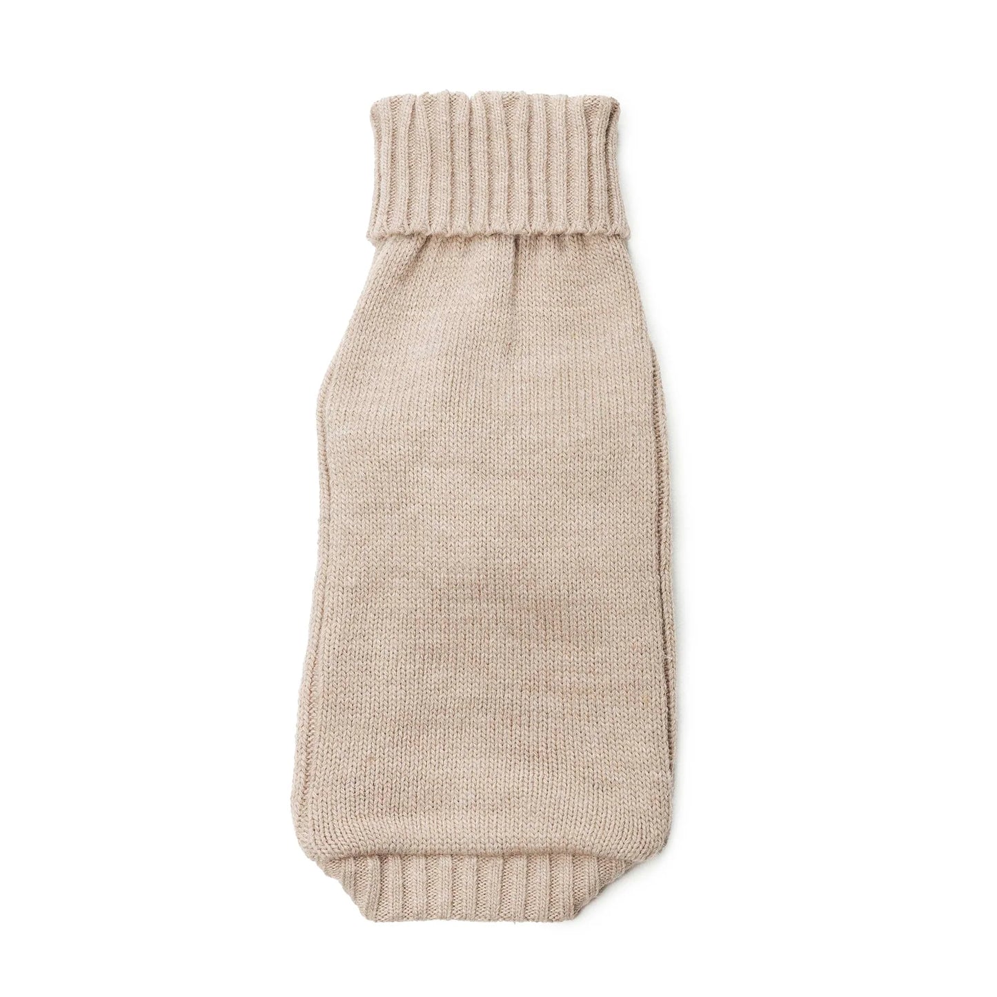 Pull laine et alpaga Beige