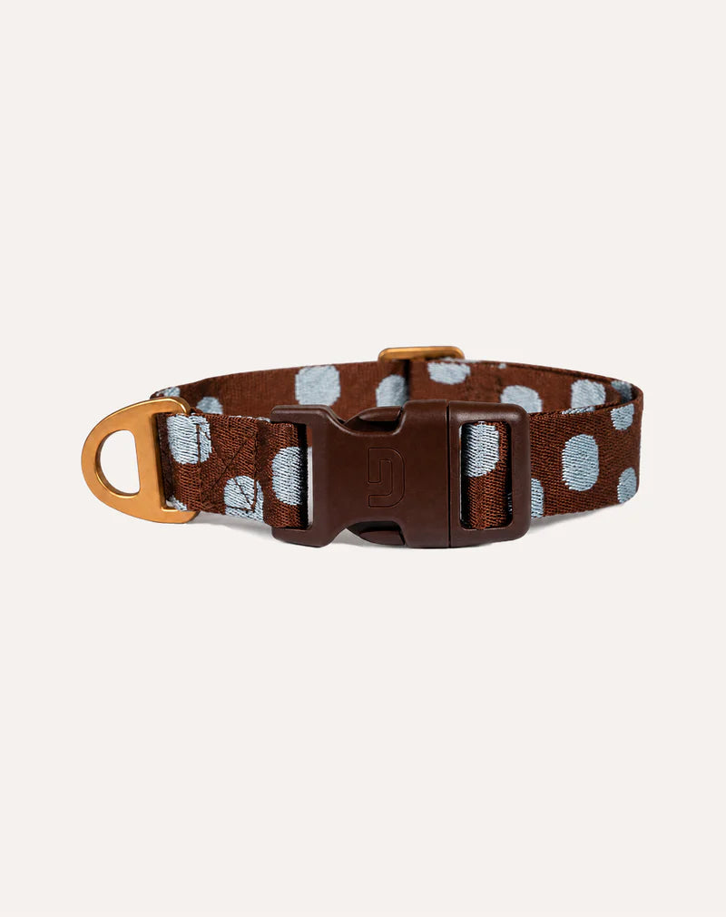Collier à pois - Marron