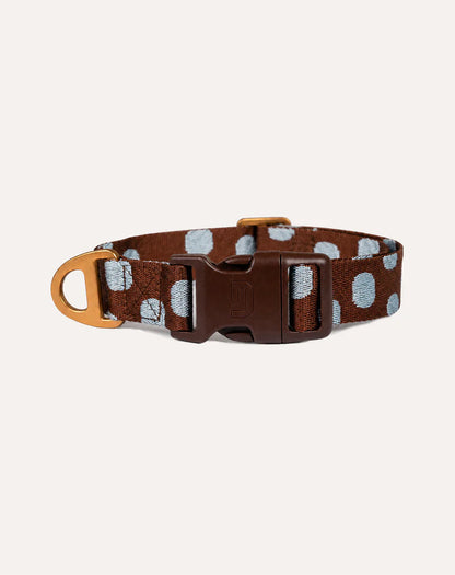 Collier à pois - Marron