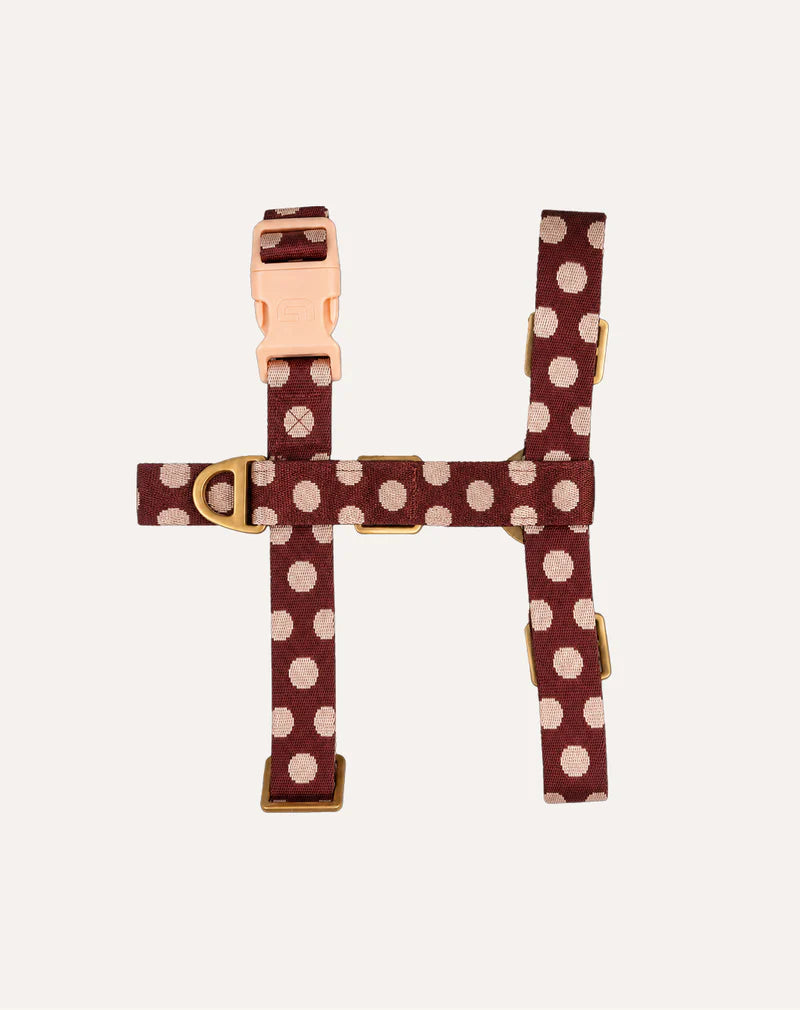 Harnais à pois - Bordeaux
