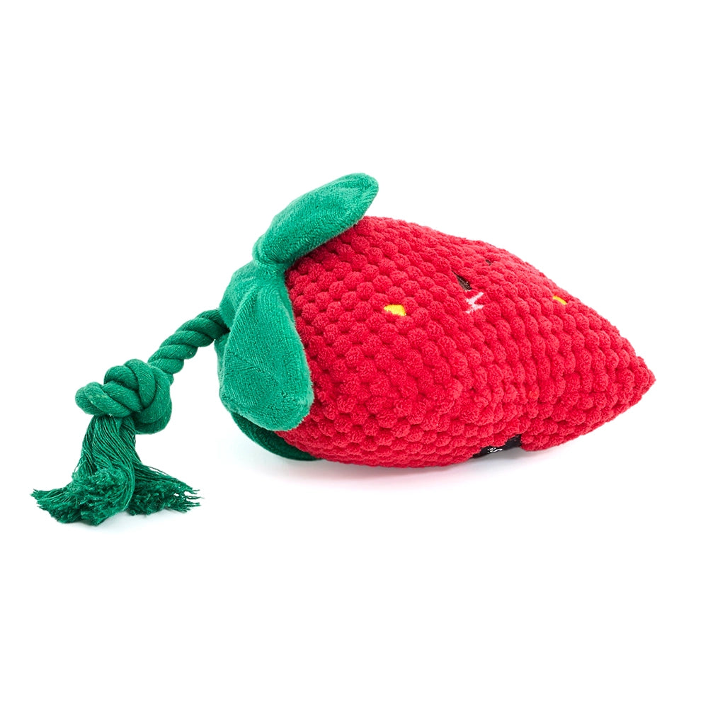 Jouet Fraise avec corde