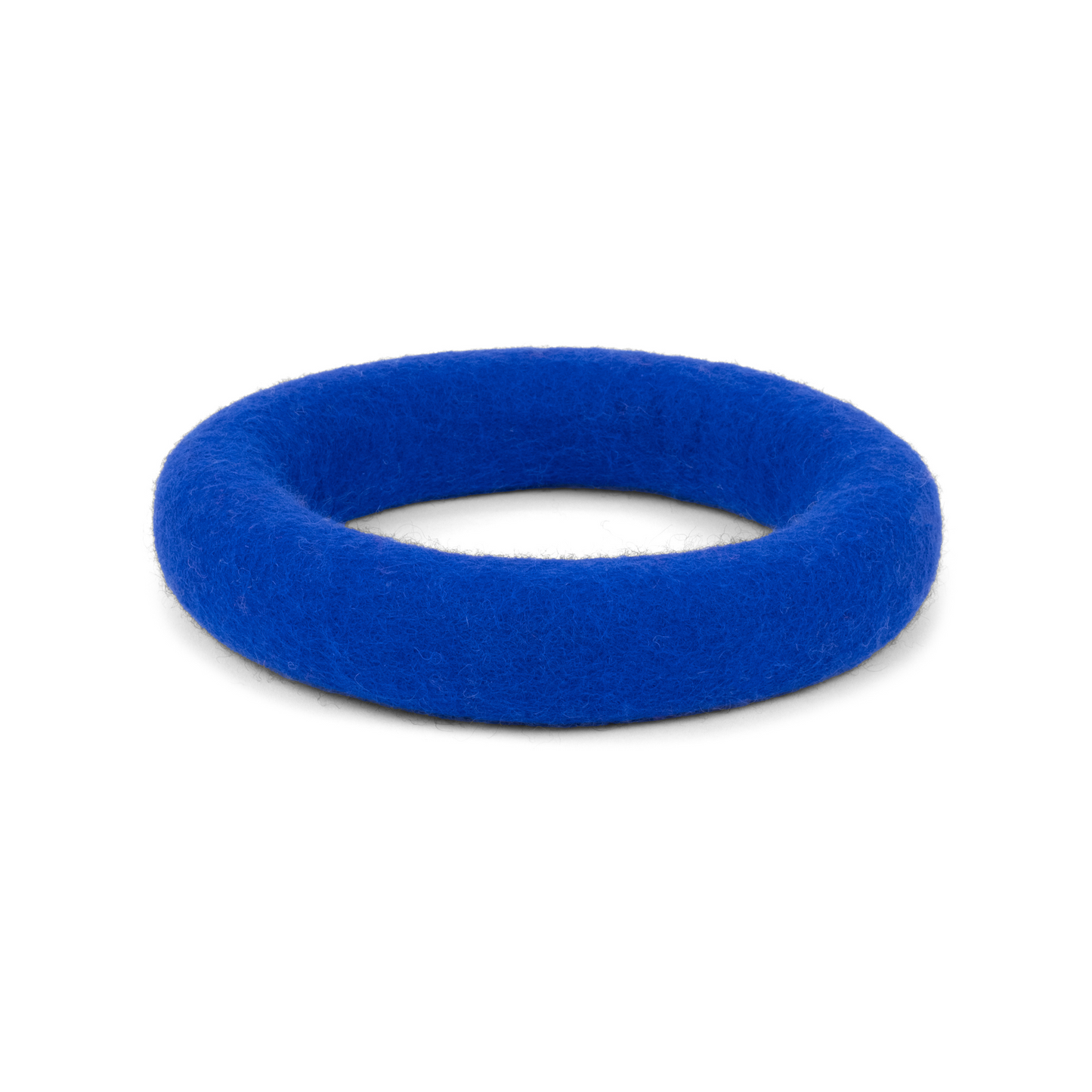 Blue felt ring