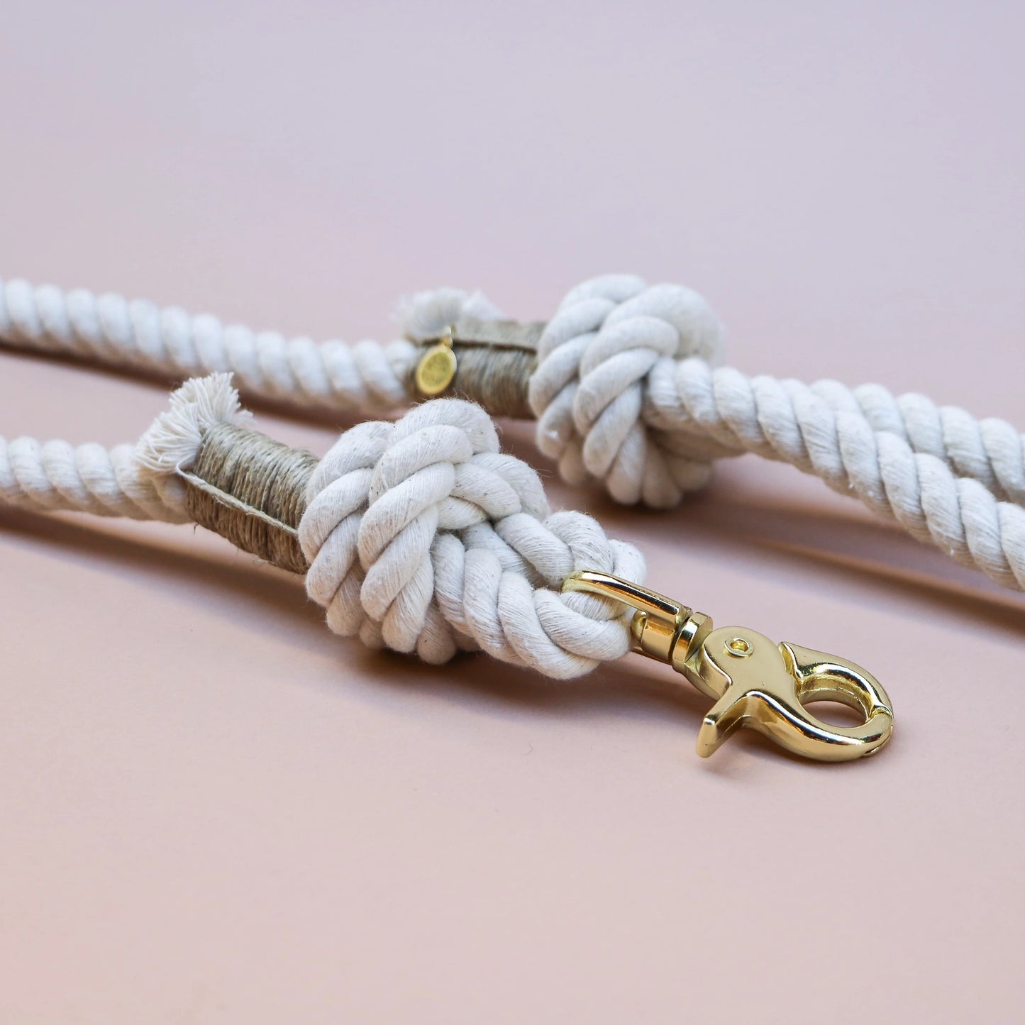 Rope leash - Vanilla Cream 