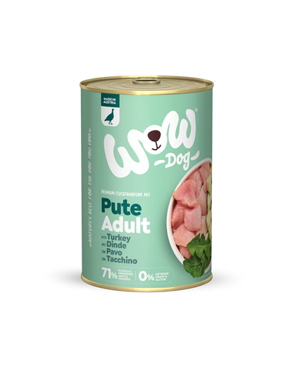 Pâté pour chien à la dinde
