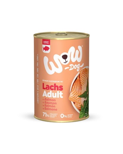 Pâté pour chien au saumon