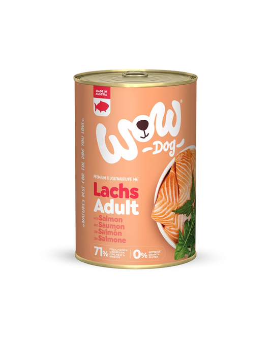 Pâté pour chien au saumon