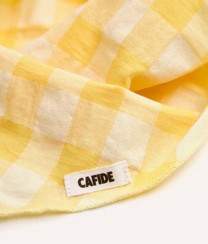 Bandana vichy jaune