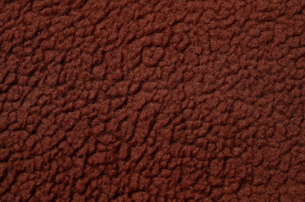 Pull polaire sherpa marron pour teckel