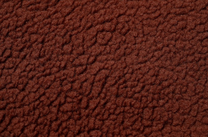 Pull polaire sherpa marron pour teckel