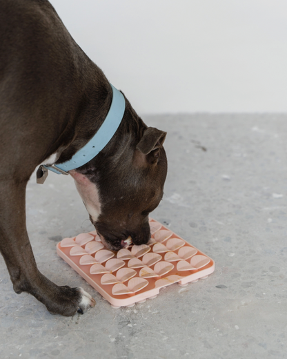 Tapis de léchage rose clair