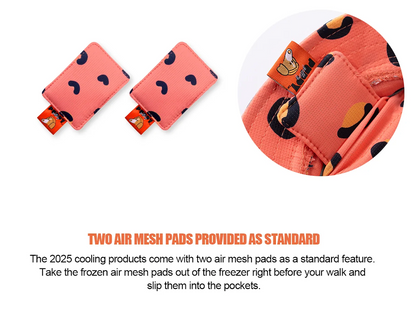 White and blue leopard bob