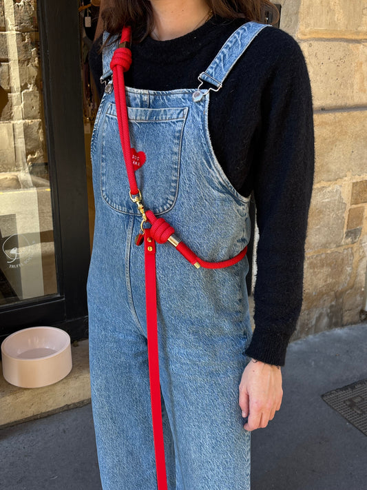 Laisse bi-matière Red Carpet