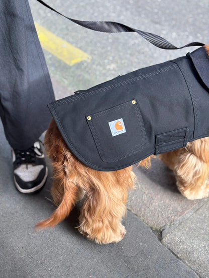 Manteau pour chien noir - Firm Duck Insulated Dog Chore Coat