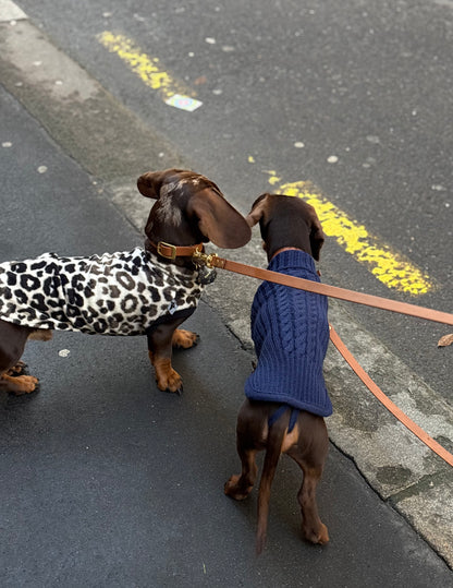 Merino wool sweater - navy blue