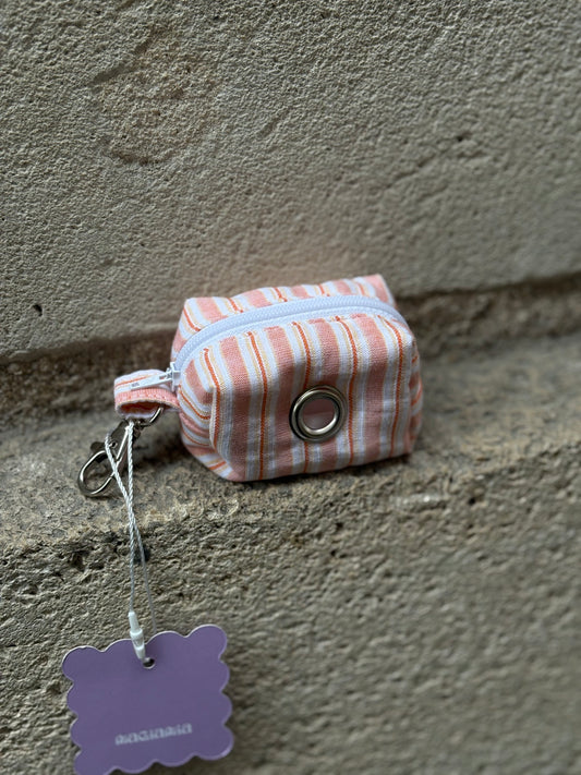 Porte-sacs à déjections à rayures