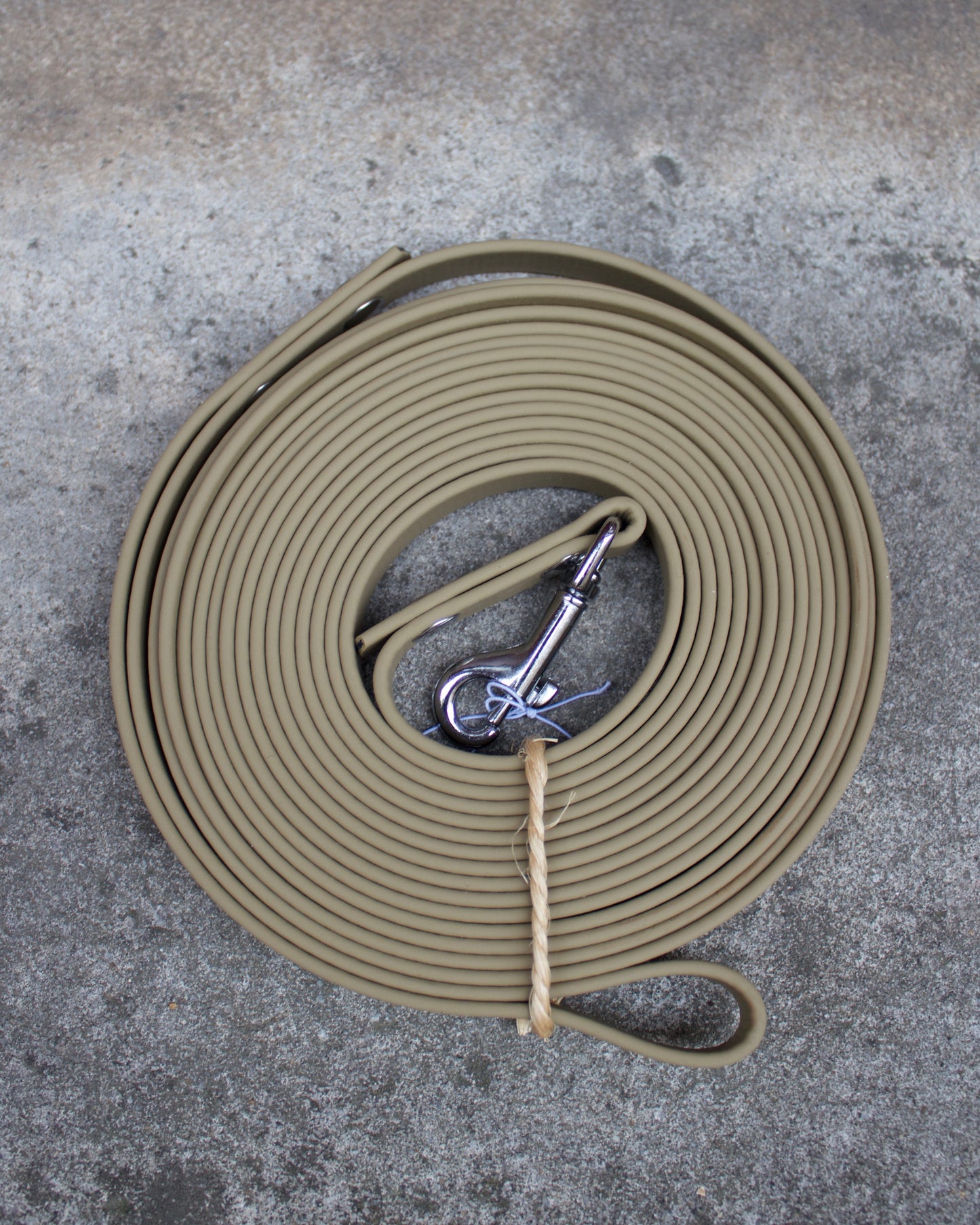 Longe en biothane argile