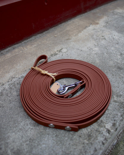 Longe en biothane chocolat