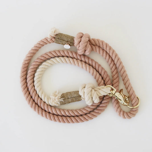 Antique Rose Rope Leash