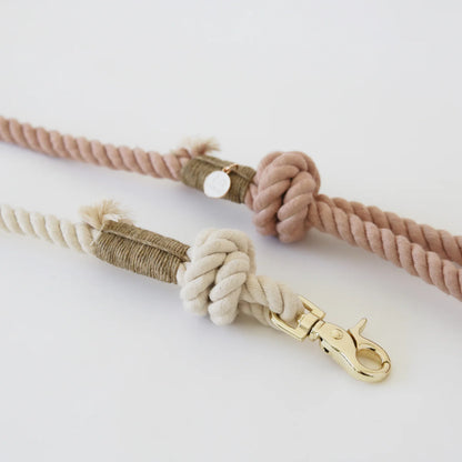 Antique Rose Rope Leash