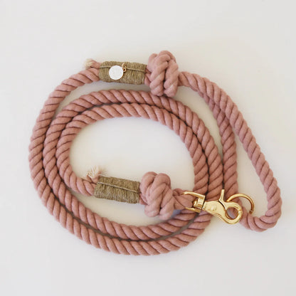 Rope leash - Rose Water