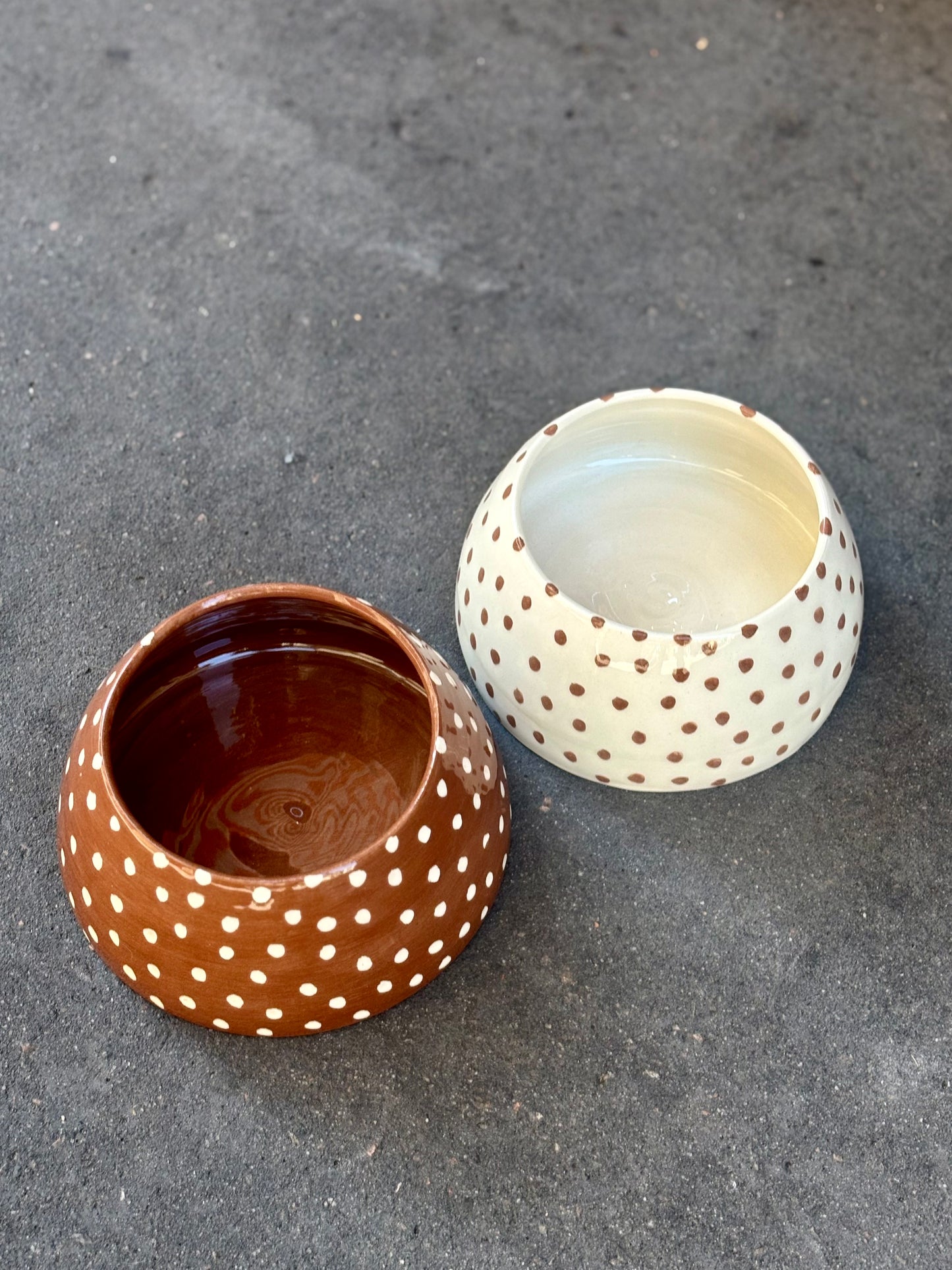 Gamelle cocker en céramique - Bambi chocolat
