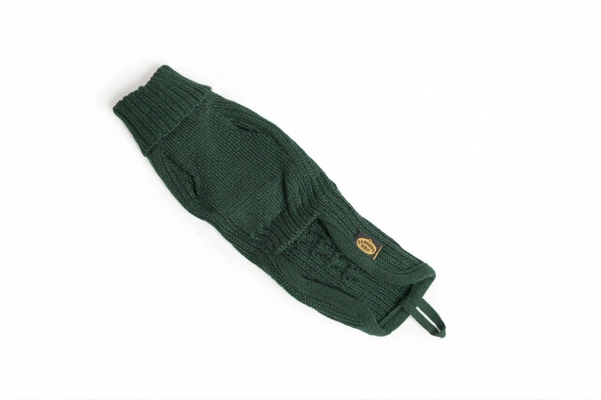 Pull en laine mérinos Vert