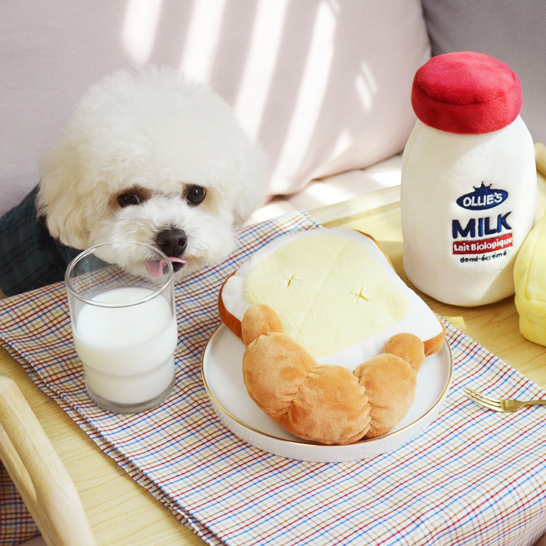 Butter toast digging toy