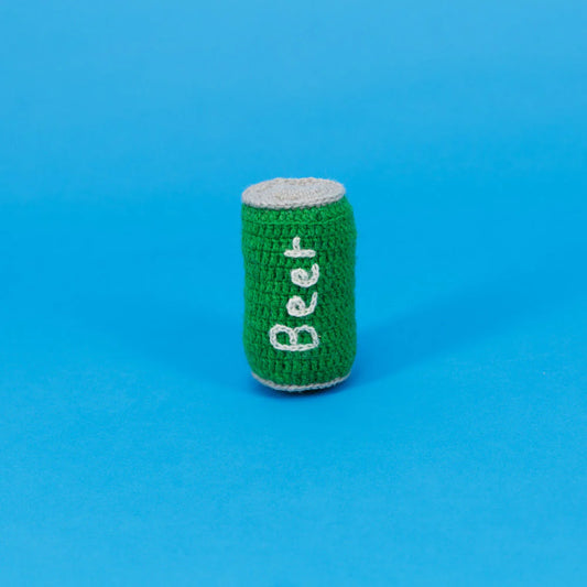 Crochet beer toy