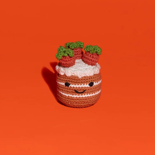 Jouet carrot cake en crochet