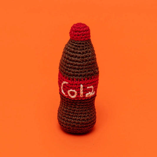 Jouet Coca Cola en crochet
