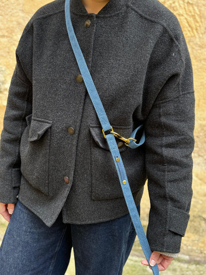 Laisse mains-libres jean