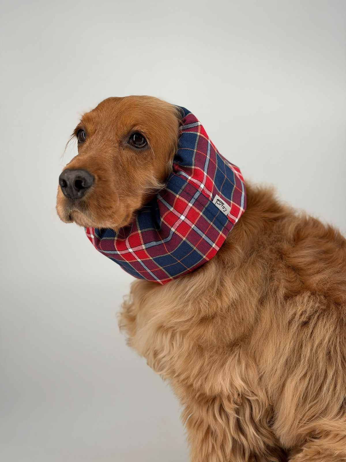 Tartan flannel snood