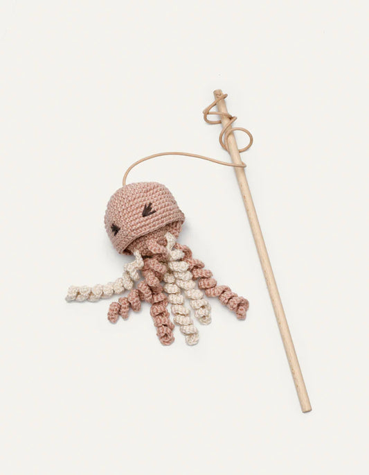 Pink Jellyfish Cat Wand