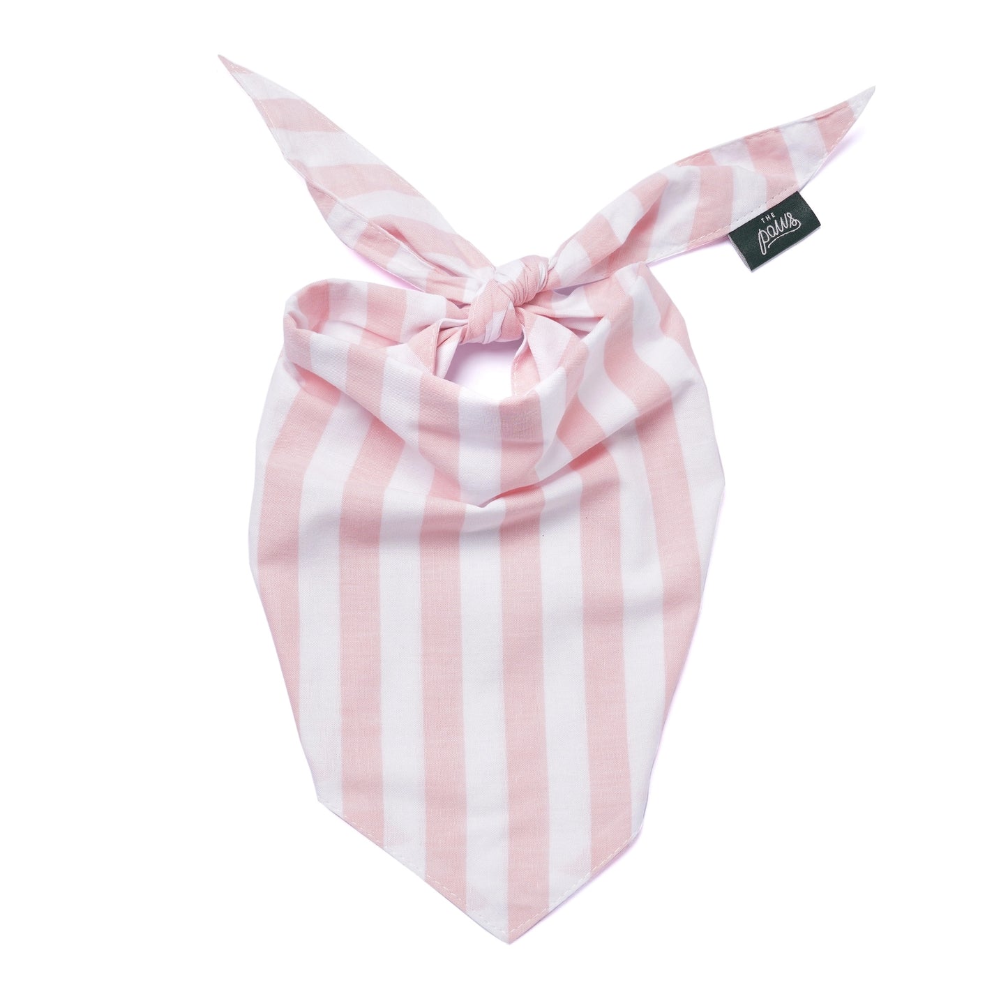 Bandana à rayures rose