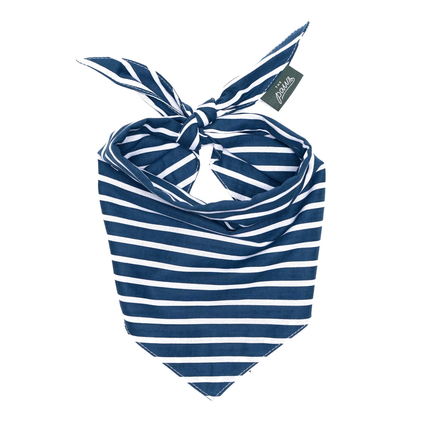 Blue striped bandana